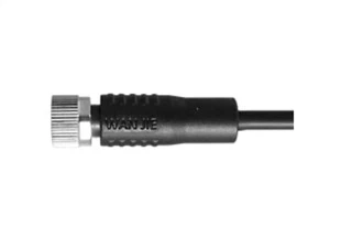 M8 Samec Straight UnShield A-Kódovanie 3PIN PVC 1,0M M8X1,0